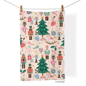 Nutcracker Ballet Tea Towel Werkshoppe