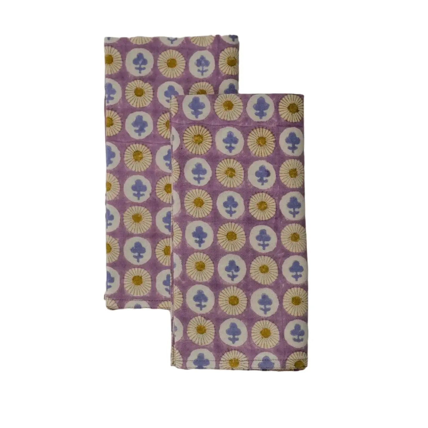 Gauri Block-Printed Napkins Soil To Studio