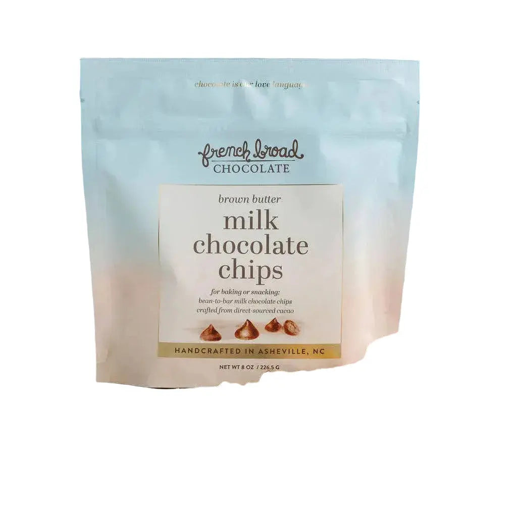 Brown Butter Milk Chocolate Chips French Broad Chocolate