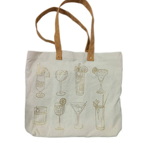 Stitch Your Cocktails Tote Bag Chasing Threads