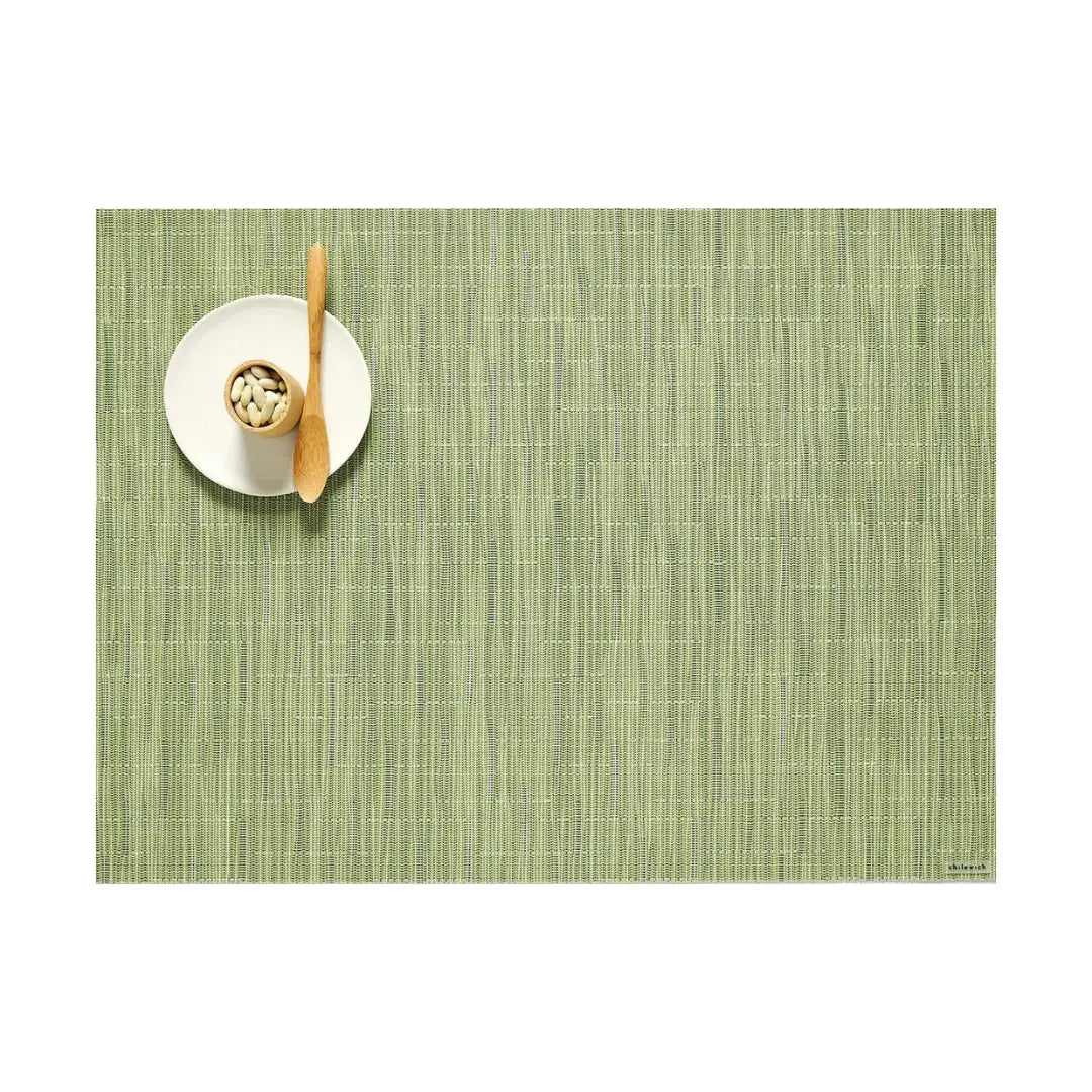 Chilewich Bamboo Table Mat in Spring Green Chilewich