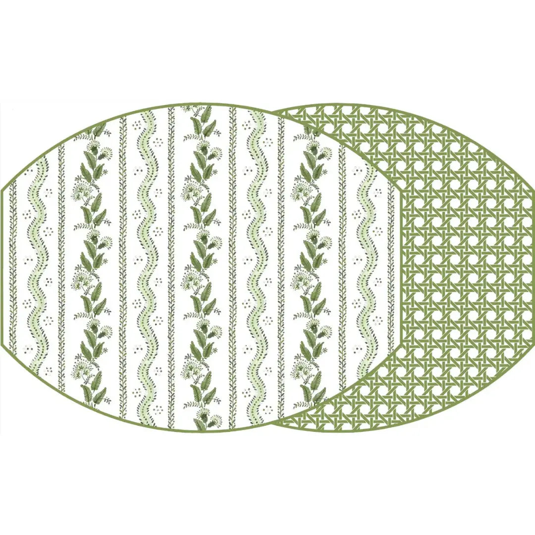 Emma Ellipse Double-Sided Placemat Holly Stuart Designs