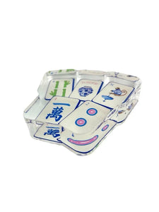 Acrylic Napkin Weight, Preppy Mahjong Maven Home