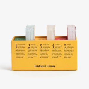 Get Closer Question Card Game - Bonding Conversation Starter Intelligent Change