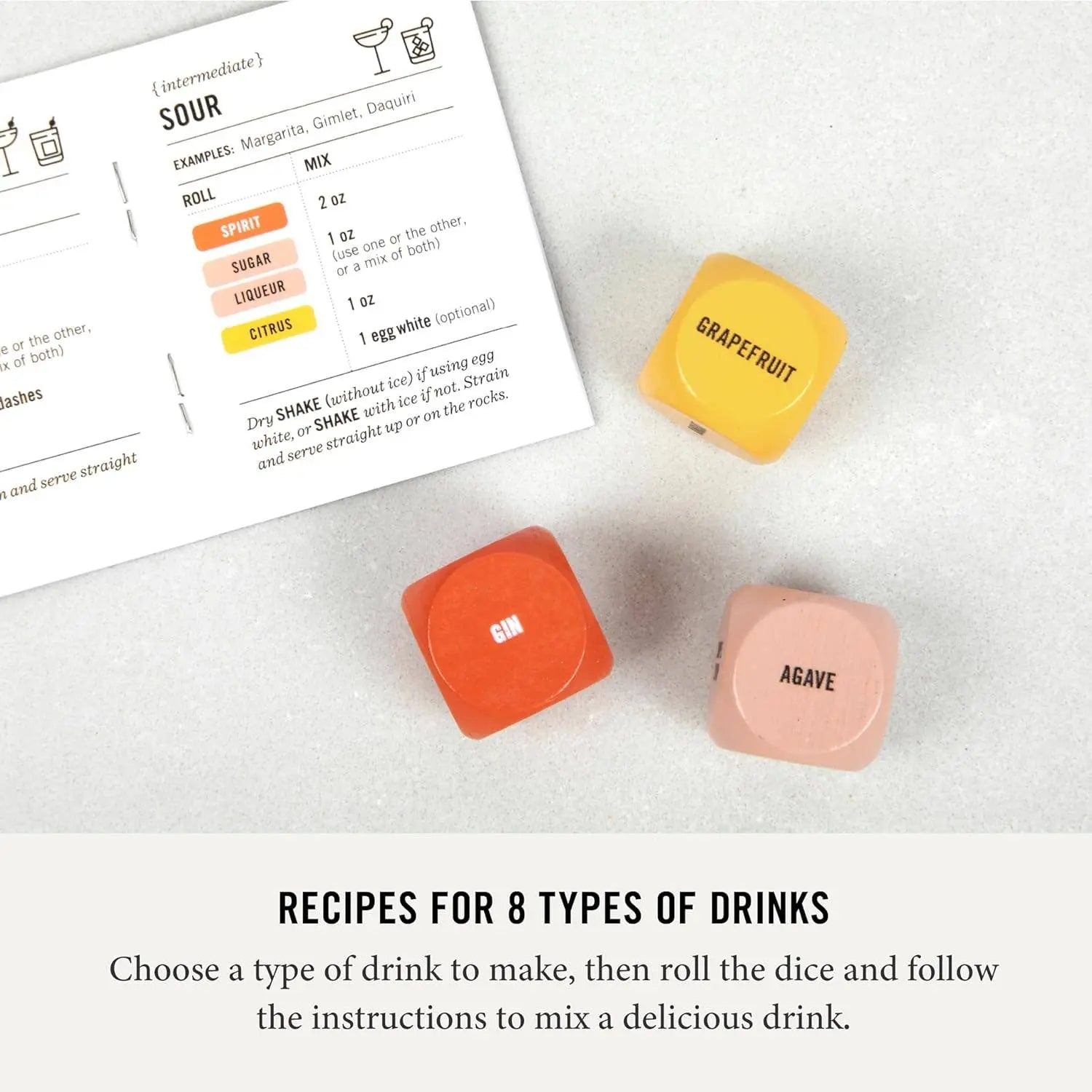 Mixology Dice - New Edition Two Tumbleweeds
