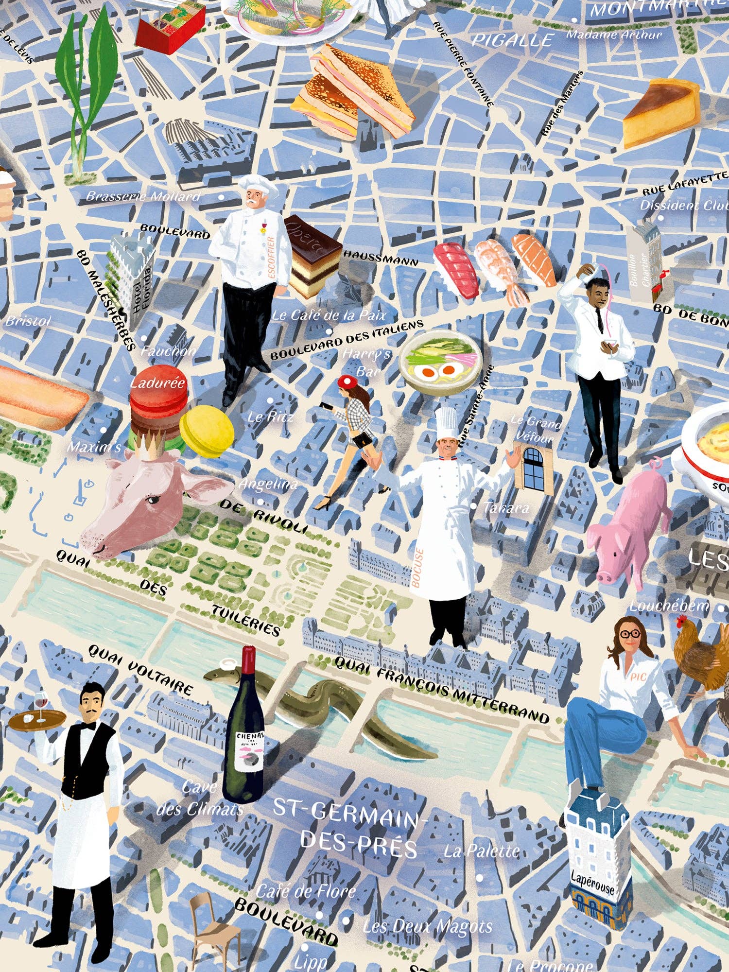 Gourmet Puzzle - Paris Water & Wines