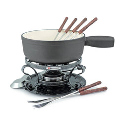Swissmar Cast Iron Fondue Set in Matte Black DKHB [Zyliss, Cole & Mason, Swissmar, AdHoc, Ken Hom]