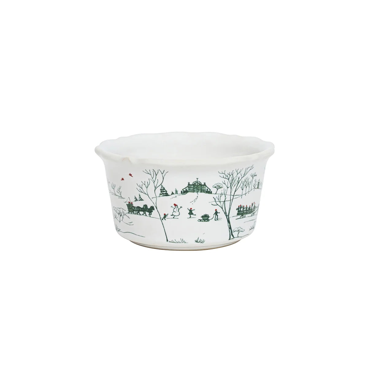 Juliska Country Estate Winter Frolic Ramekin - Evergreen