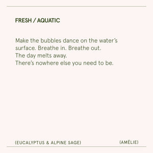 Amélie Candle - Eucalyptus & Alpine Sage La Jolie Muse