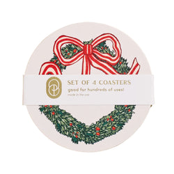 Holiday Wreath Coasters One & Only Paper