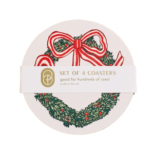 Holiday Wreath Coasters One & Only Paper