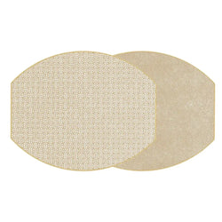 Ellipse Two Sided Sayagata Placemat Holly Stuart Designs