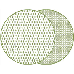 Agra Round Double-Sided Placemat Holly Stuart Designs