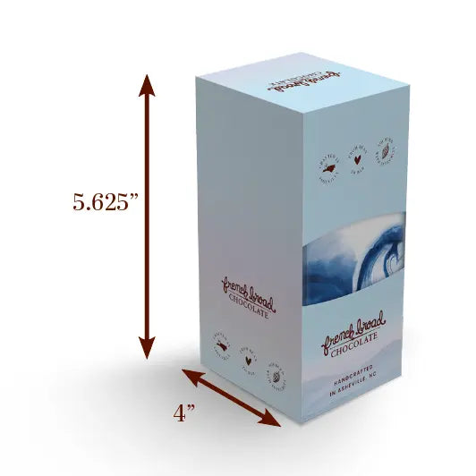 Dark Milk with Sea Salt Chocolate 53% - 28g French Broad Chocolate