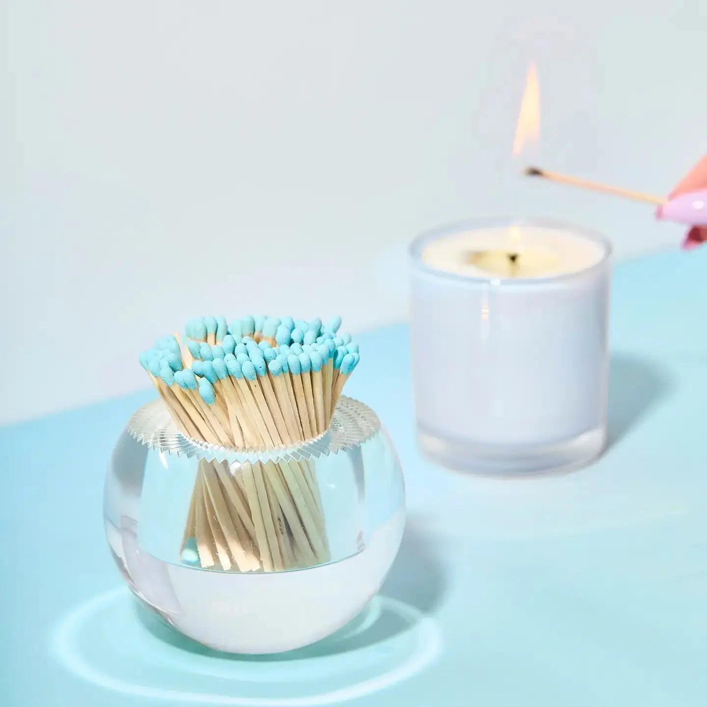 Acrylic Match Striker - Light Blue Tart by Taylor
