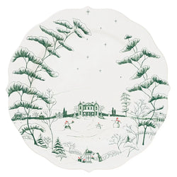 Country Estate Winter Frolic Charger/Platter - Evergreen Juliska