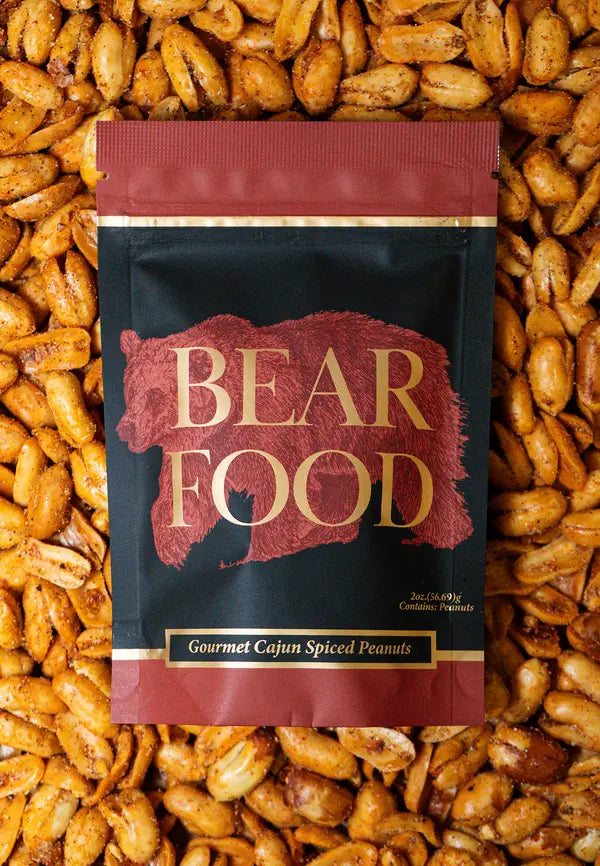Cajun Spiced Gourmet Peanuts: 2oz Pouch Bear Food