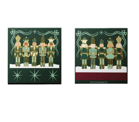 Green Nutcracker Printed 10 Stem Matchbooks One & Only Paper