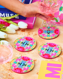 Pink Paradise Coaster | Laura Park Designs x Tart By Taylor Tart By Taylor