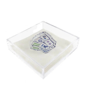 Acrylic Napkin Weight, Preppy Mahjong Maven Home