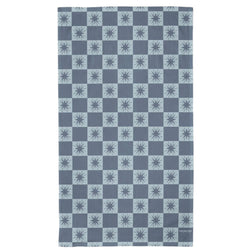 Winter Star Checked Pattern Tea Towel One & Only Paper