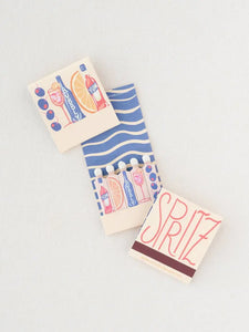 Spritz Italian Summer Printed 10 Stem Matchbooks One & Only Paper