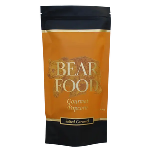 Salted Caramel Gourmet Popcorn: 5.5oz Large Pouch Bear Food