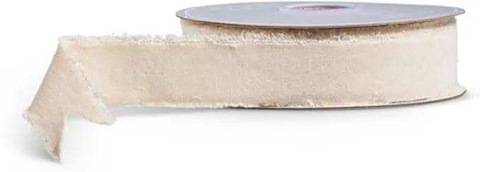 1.5" x 10 Yds Ivory Velvet Ribbon RAZ