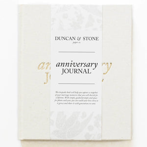 Anniversary Journal | Wedding Book | Gift for Wife or Spouse: Ivory Duncan & Stone Paper Co.
