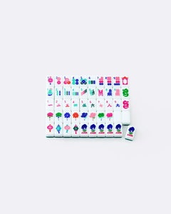 Oh My Mahjong Palm Beach Green Mahjong Travel Set 