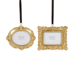 Vintage Photo Frame Ornament RAZ Imports