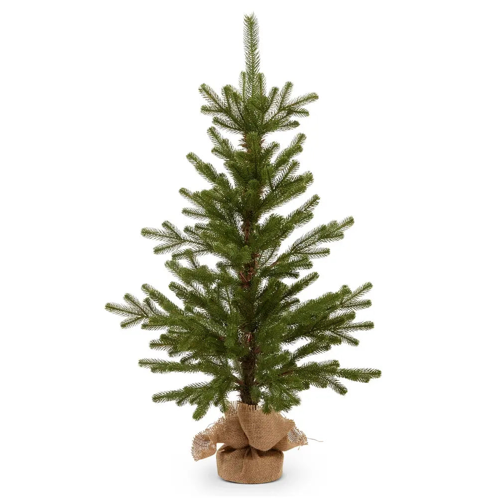 Noble Fir Tree in Burlap Bag RAZ