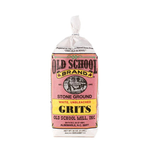 Stone Ground White Grits, 30oz. Old School Brand™