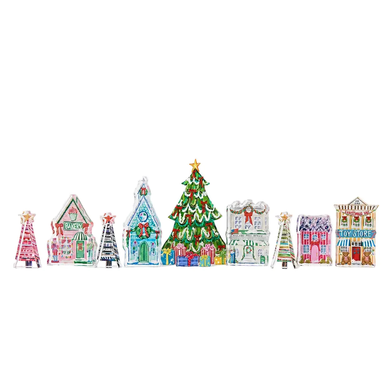 The Mini Christmas Village Set Lauren Dunn