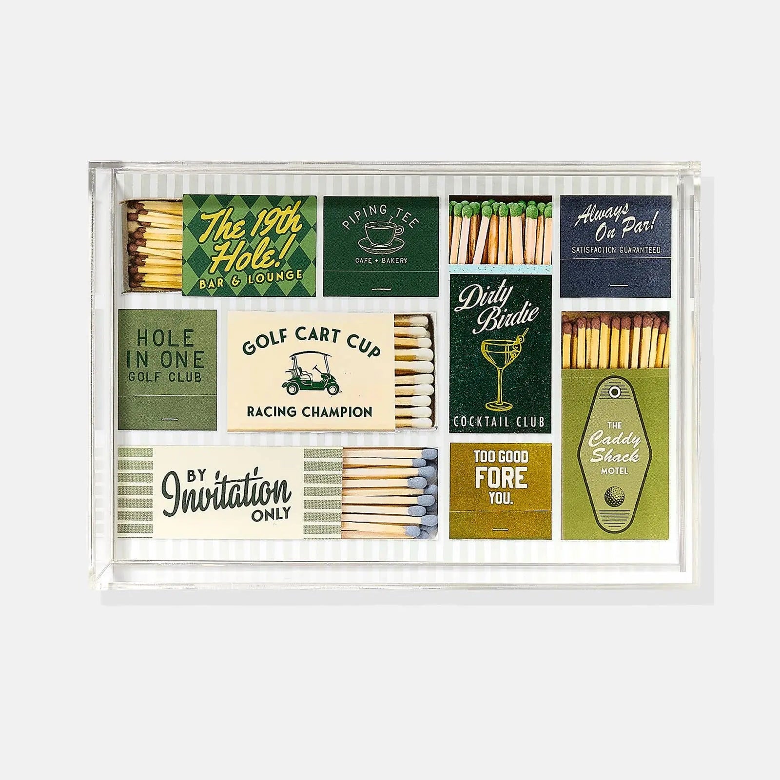 Golf Matchbook Small Tray Tart By Taylor