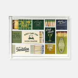 Golf Matchbook Small Tray Tart By Taylor