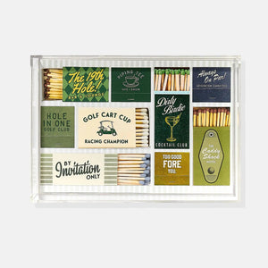 Golf Matchbook Small Tray Tart By Taylor