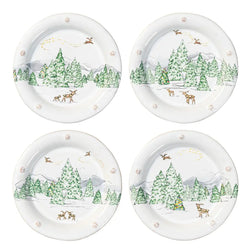 Berry + Thread North Pole Cocktail Plates. Juliska