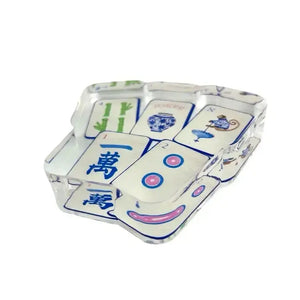 Acrylic Napkin Weight, Preppy Mahjong Maven Home