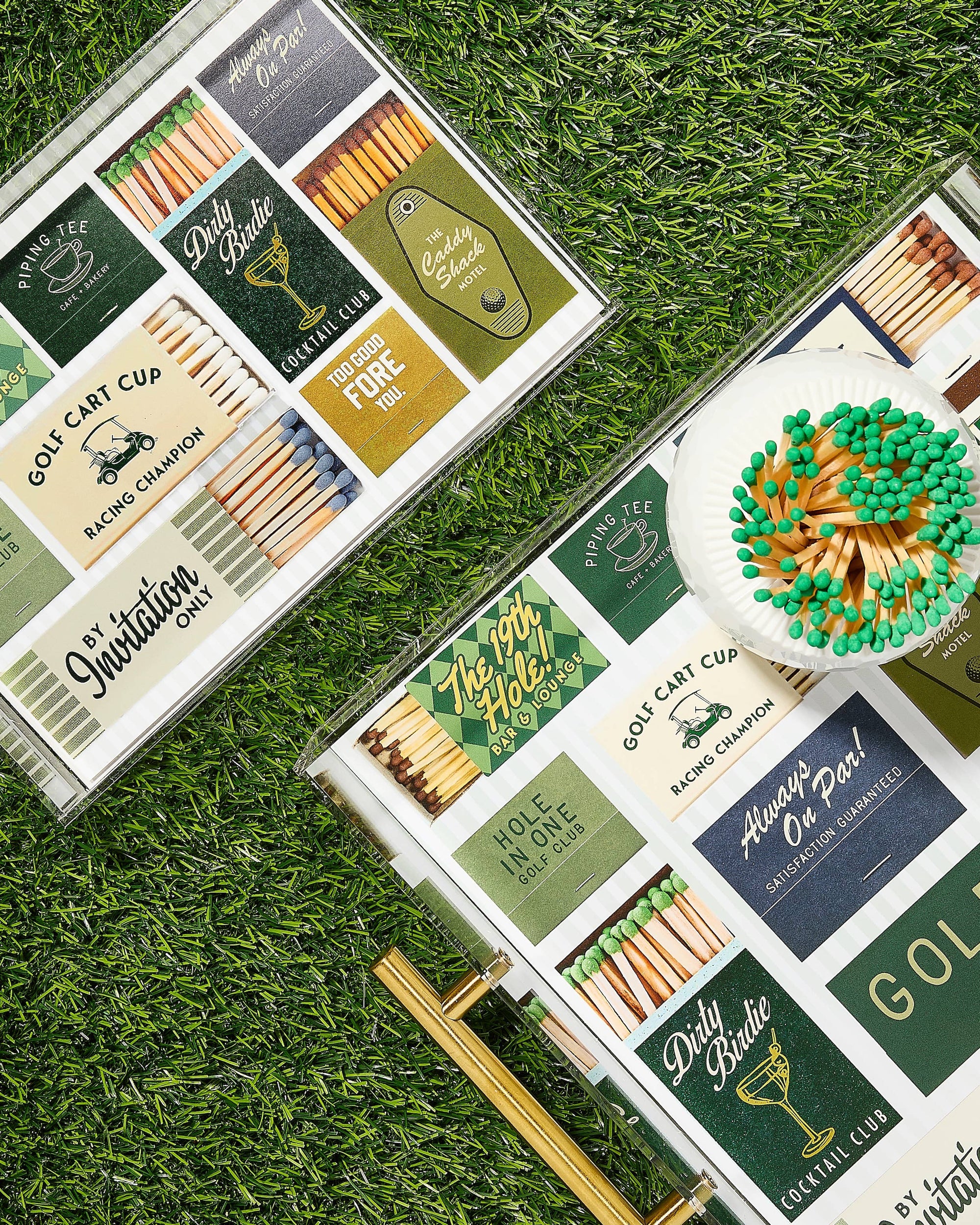 Golf Matchbook Large Tray Tart By Taylor