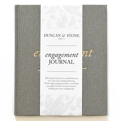 Engagement Journal | Gift for New Brides | Book for Couples: Taupe Duncan & Stone Paper Co.