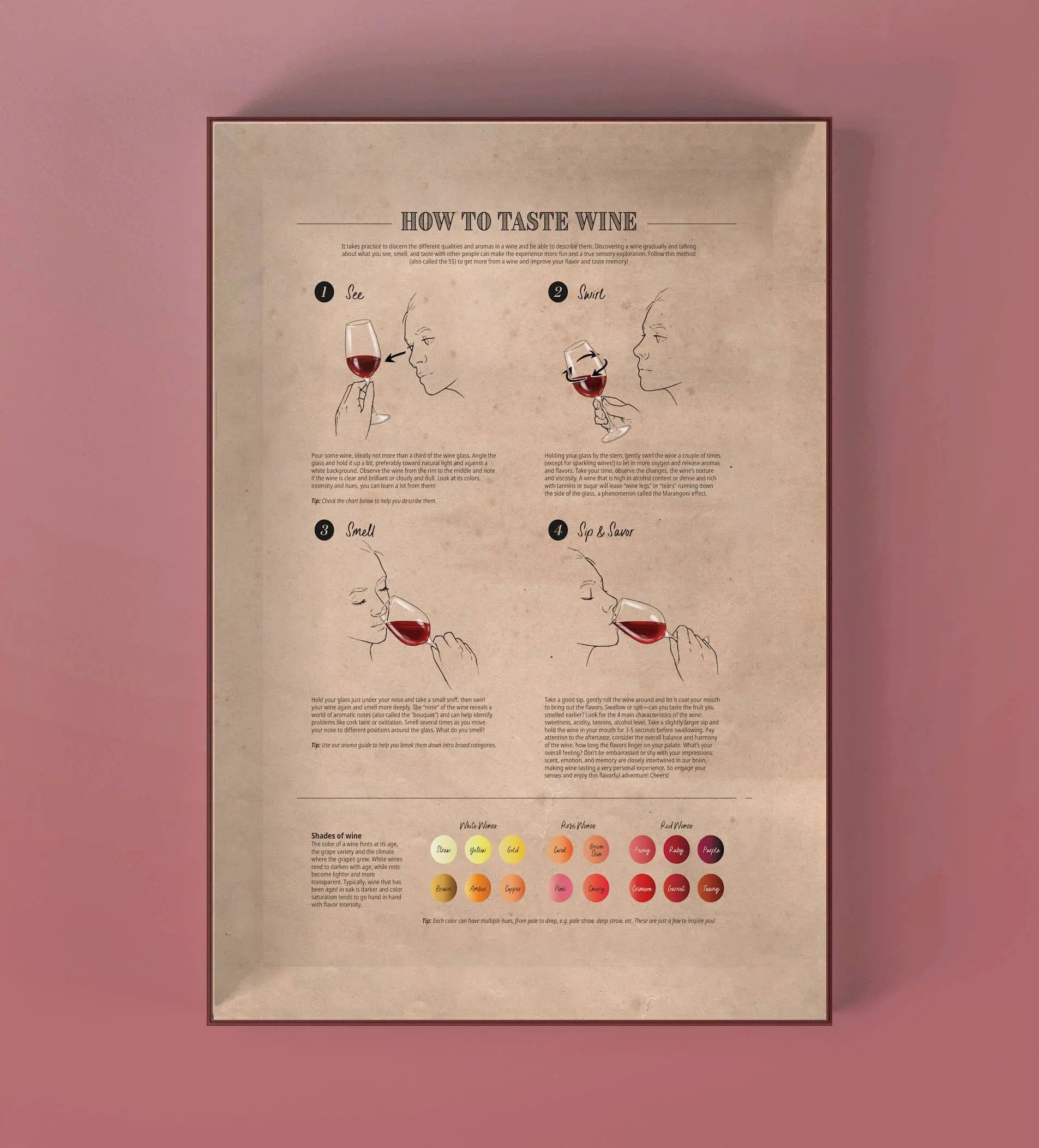 Wine Puzzle - Periodic Table of Wine Water & Wines