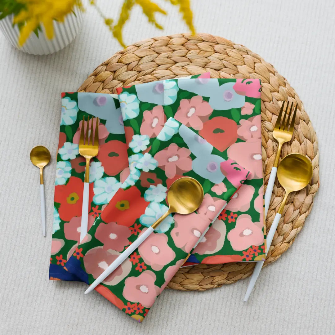 Garden Girls Napkins Windy O'Connor Art & Home