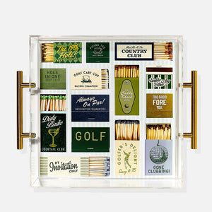Golf Matchbook Large Tray Tart By Taylor
