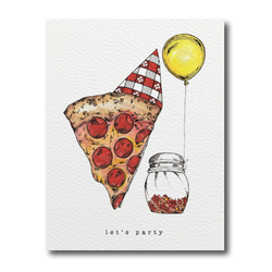 Pizza Party CARDS BY ALLIE