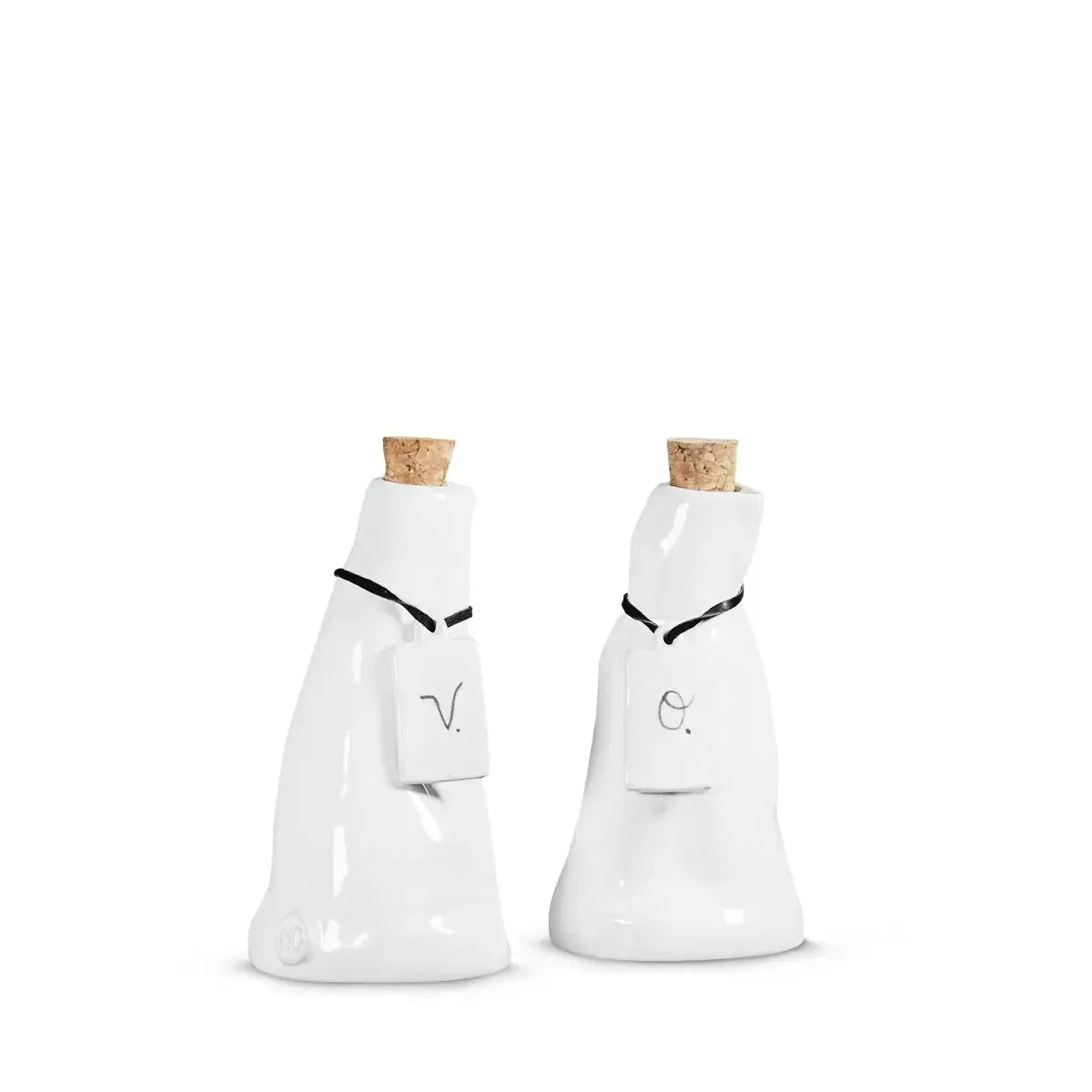 Montes Doggett Ceramic Columbus Oil + Vinegar Set Montes Doggett