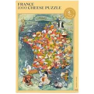 Cheese Puzzle - France Water & Wines