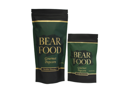Cheddar Rosemary Gourmet Popcorn: 1.5oz Large Pouch Bear Food