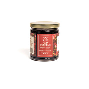 Bourbon Infused Cocktail Cherries | Boozy Cherries 9 oz In the Curious Kitchen