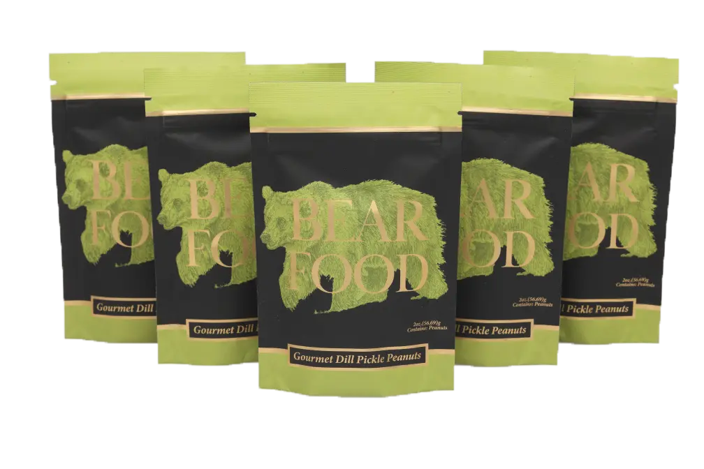 Dill Pickle Gourmet Peanuts: 2oz Pouch Bear Food